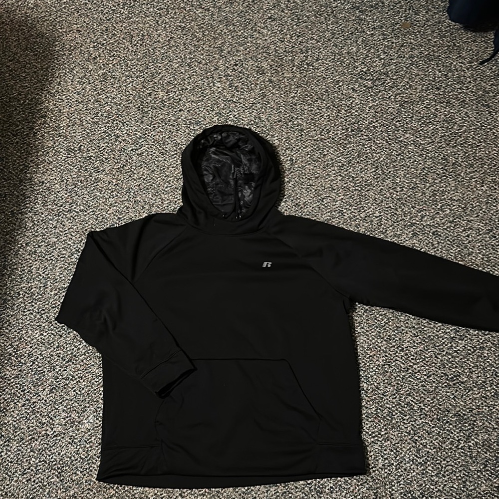 *RUSSELL BRAND MOCK NECK HOODIE* Excellent condition SZ XL